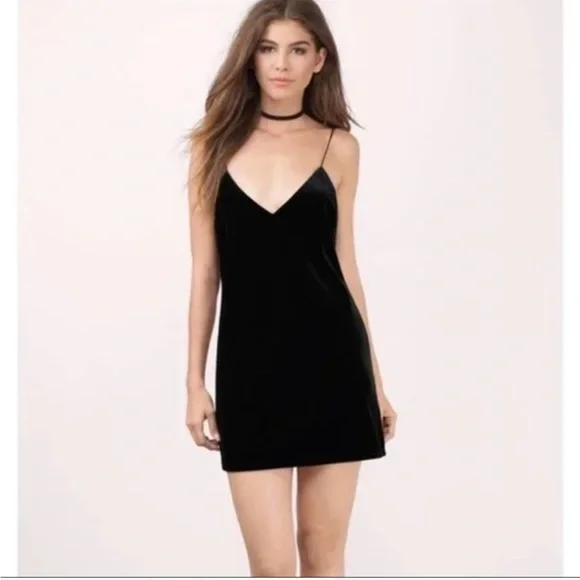 NWT Toni Velvet Mini Dress XS - Picture 1 of 9